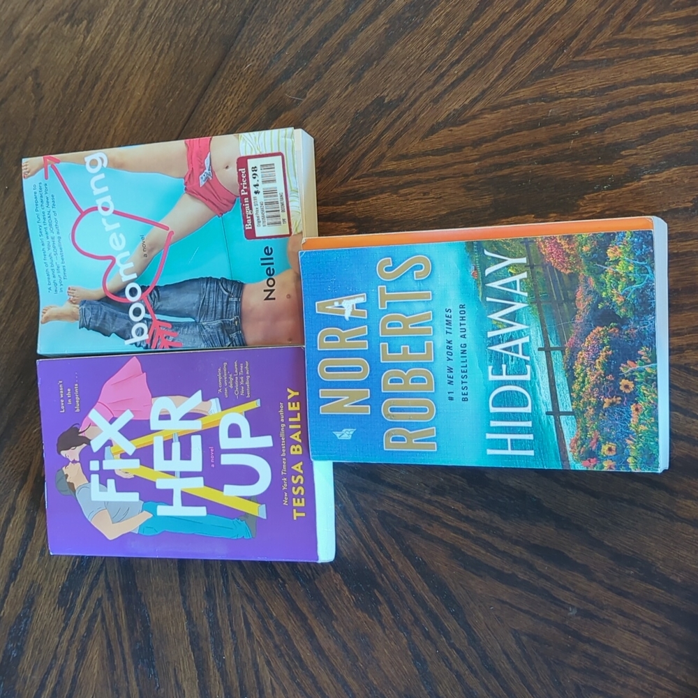 3 Contemporary romance books